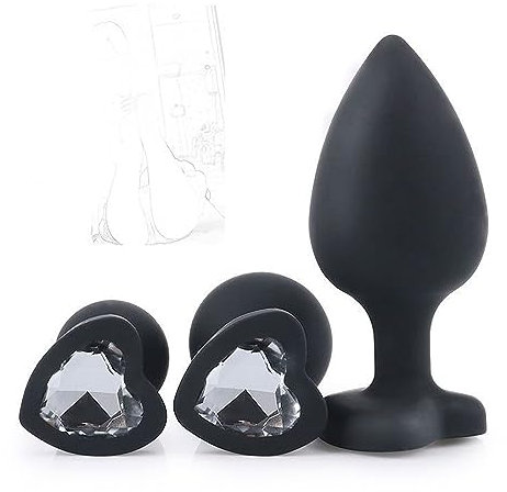 QiKKago Set di Attrezzi per Lo Stretching in Silicone Nero da 3 Pezzi Design Compatto per la Palestra di casa Regalo di Coppia-Q