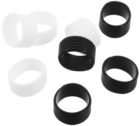 Gatuida Lot de 8 poignées de Pickleball : surgrip en Silicone – Bande antidérapante et Absorbant Les Chocs – Universelle pour Raquettes de Tennis, Badminton et Racquetball