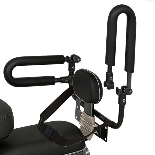 auvstar Siege Velo Arriere Accoudoir,Porte Velo Accoudoir (Noir)