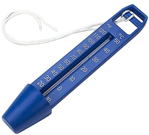 Termometro da bagno|Termometro per piscina Galleggiante Scala Portatile Misuratore di temperatura 0-50 ℃ Indicatore impermeabile con cordino per piscine Spa Vasca idromassaggio Acquario Laghetto