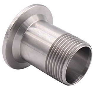 DERNORD Sanitary Male Threaded Pipe Fitting to TRI CLAMP (OD 50.5mm Ferrule) (Pipe Size: 1 NPT)