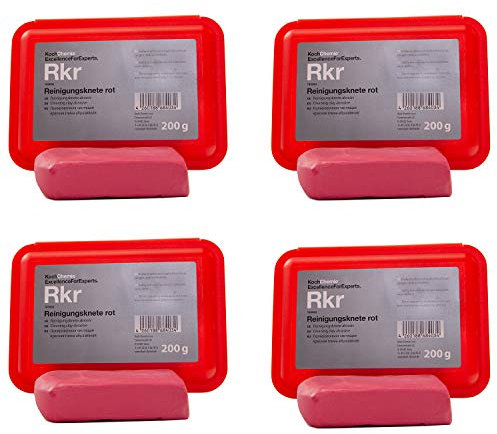 Plastilina detergente rossa abrasiva pulizia plastilina Rkr Koch Chemie 4 pezzi