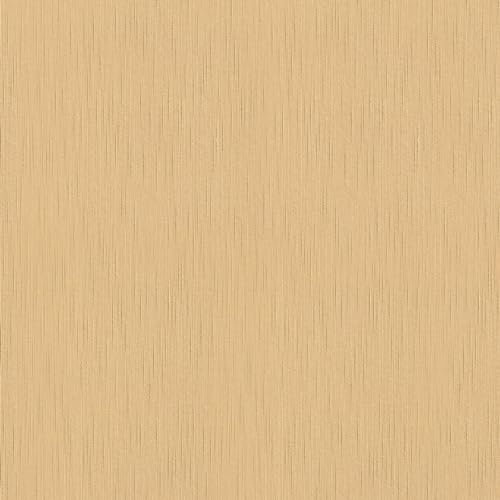 Uni tapet Profhome 965134-GU textiltapet strukturerad lera matt gul 5,33 m2