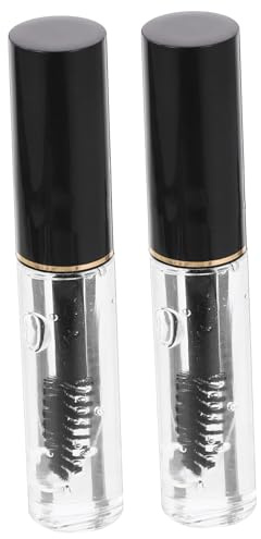 COLLBATH 2 Piezas Gel Fijador para Cejas Transparente y Resistente al Sudor con Cepillo Delicado para Mujeres Volumen Natural y Fijación Duradera
