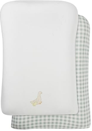 VERTBAUDET Lot de 2 housses matelas à langer OIE Oies TU