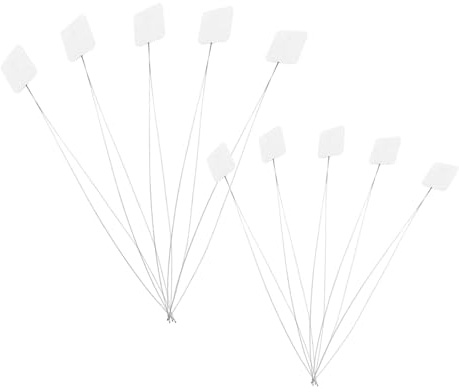 Mikikit Infila Ago per Cucito Fai da Te in Acciaio 20 Pezzi Strumento per Infilare Ago da Ricamo e Punzonatura 15 CM e 20 CM Accessorio per Lavori Artigianali e Cucito a Mano Sicuro
