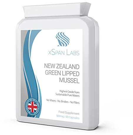 Green Lipped Mussel 500mg 90 Capsules – sustainably sourced from Pure New Zealand Waters, extracted Using CO2 for Maximum lipid Retention