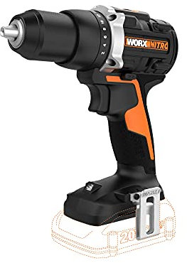Worx WX102L.9 20V Power Share 1/2 Cordless Drill/Driver with Brushless Motor (Tool Only)