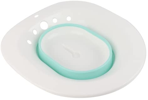 Sitz Bath for Toilet Seat, Pregant Women Folding Toilet Hip Bath Tub Sitz Bath for Hemorrhoids Patients(Blue)