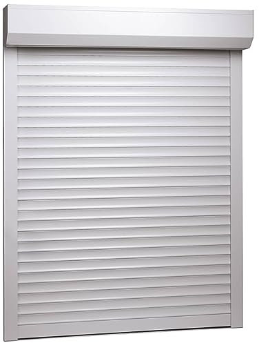 SKM Tapparella Avvolgibile in Alluminio 110x130 cm Bianca (8,38KG)