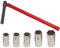 NHPY 8-13 mm Outil pour l'installation de robinets,Clé à Robinet,Cle Lavabo,Cle pour Robinet Evier,Rouge