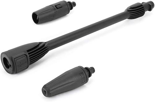 Alrens Lanza de alta presión para Kärcher/Lavor/Parkside K2 K3 K4 K5 K6 K7 Tubo de chorro de plástico para limpiadores de alta presión ajustable Boquilla pulverizadora Accesorios