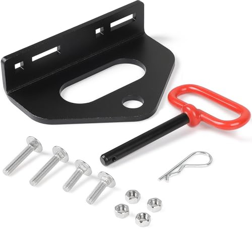 SWAWIS Universal Zero Turn gräsklippare släpvagnskoppling Heavy Duty släpvagn tillbehör cykel dragkrok