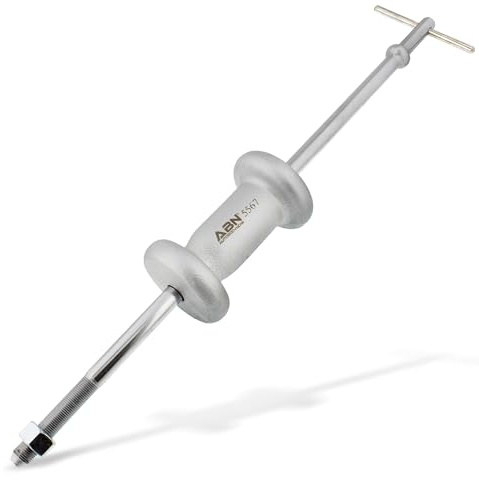 ABN Slide Hammer Puller Set - 5 lb Slide Hammer Axle and Hub Puller and Dent Remover Unit Auto Body Hammer Tool