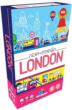 Blue Orange - Next Station London - Jeu de Société sur Le Thème de la Ville de Londres - Jeu de stratégie - Entre Amis ou en Famille - Jeu 8 Ans et Plus