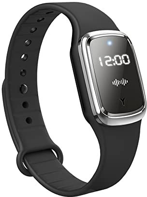 Bracelets Anti-moustiques à ultrasons, montre-bracelet électronique anti-moustiques avec chargement USB/étanche/réutilisable/portable pour le camping en plein air, la randonnée-noir