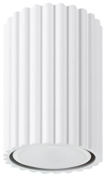 SOLLUX lighting Plafonnier LED - Spot de Plafond - en Aluminium - 1 Spot - 6,5 x 6,5 x 10 cm - Karbon Blanc