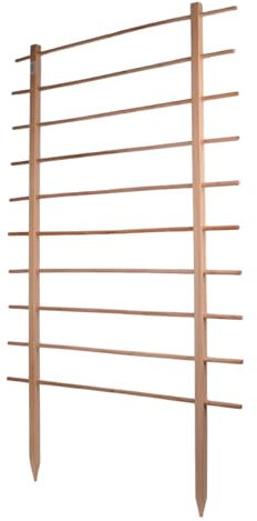 UNUS Rankhilfe aus Holz, 170 cm hoch, Natur, Wetterfeste Pflanzenstütze für Garten & Gewächshaus, einfache Montage
