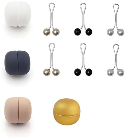 Ceeyoll 10 Stück Hijab Nadeln, Hijab Magnetische Pins Hijab Brosche Magnetischer, Perlen-Sicherheitsnadeln für Damen Schal-Nadeln Clips Hijab-Schal-Clips Kopftuch für Muslimischen Schal kleider damen.