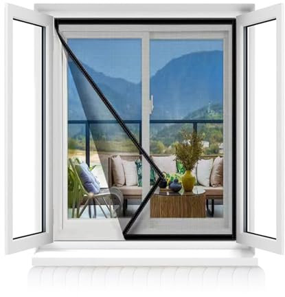 85x115cm,Malla Mosquitera Ventana, Anti-Mosquito, Anti-Insecto - Adecuado para Puertas y Ventanas Mosquitera para ventana