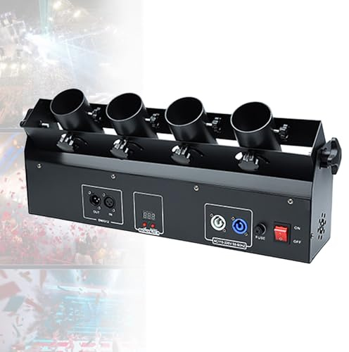 Pistola de confeti, máquina eléctrica de cañón de confeti para escenarios, bodas, discotecas, fiestas de club, lanzador de confeti profesional para DJ