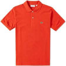 Lacoste L1264, Maglieta, Rosso (Rose Grenade Chiné), S Uomo