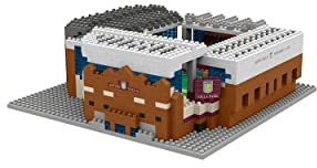 FOCO Offizielles Lizenzprodukt Aston Villa FC Villa Park BRXLZ-Steine 3D-Mini-Fußballstadion BAU-Set