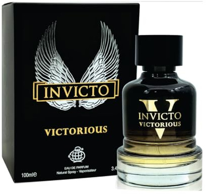 Invicto Victorious Parfüm für Herren, Invictus Edp, Eau de Parfum, 100 ml, Zitronen- und Vanilleduft, hergestellt in Dubai von Sapphire's Choice