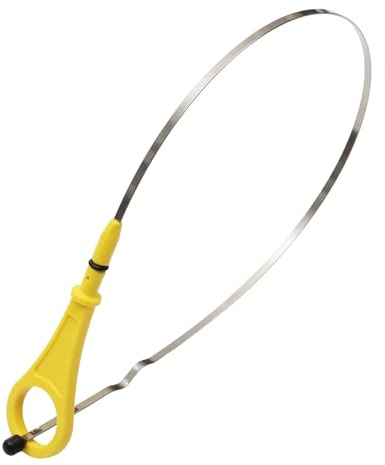 A ABSOPRO Varilla De Medición De Aceite Del Motor No.Dj5Z6750B Indicador De Doble Agujero De Nivel De Aceite Para Ford Escape 4 Cil 1.6L Ecoboost Scti -Sigma 13-14 Plástico Metal Amarillo