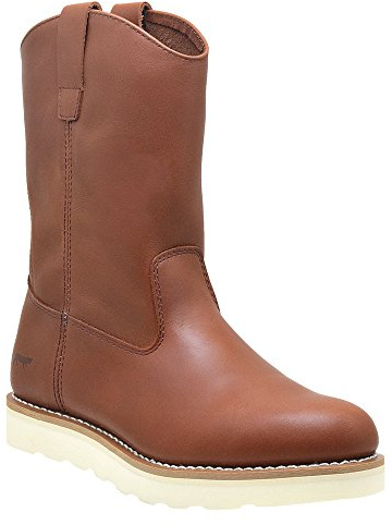 Golden Fox 12 Work Boot Pull On Wellington Wedge Lightweight Outsole for Construction Farming and Ranching (10 D(M) US, Copper)