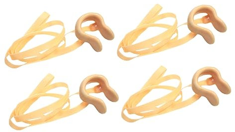 MUSISALY 4 Stück Nasenclip Mit Kordel Schwimmzubehör Nasenblutenstopfen Schwimmende Nasenstöpsel Für Kinder Stabile Schwimmklammern Professionelle Nasenstöpsel Meeresangelköder Emulsion