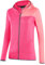 Black Crevice Damen Second Layer mit Kapuze in pink/rose I Größe 46 I Leichte Waffeljacke aus 100% Polyester I Atmungsaktiv & schnelltrocknend I Ideal für Outdoor-Aktivitäten