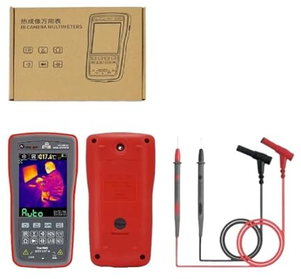 YVAAASIYC ET13S Thermal Camera 192 * 192 Optional Macro Lens Thermal Camera Multimeter 9999 Counts Voltage Duty Cycle Diode Ohm Test(ET13S and Macro Lens)