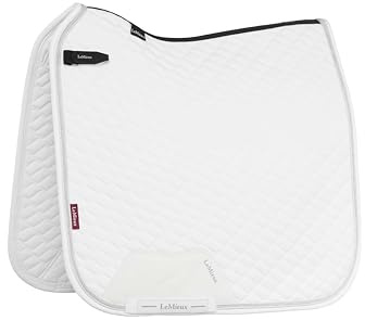 LeMieux Brilliance Dressage Square - White - L