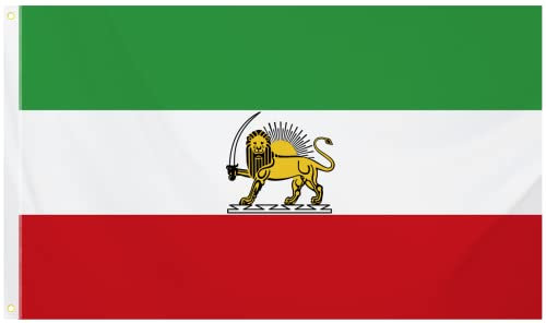 Iran-Flagge, Alte Persien, 90 x 150 cm, echte Farben und lichtecht