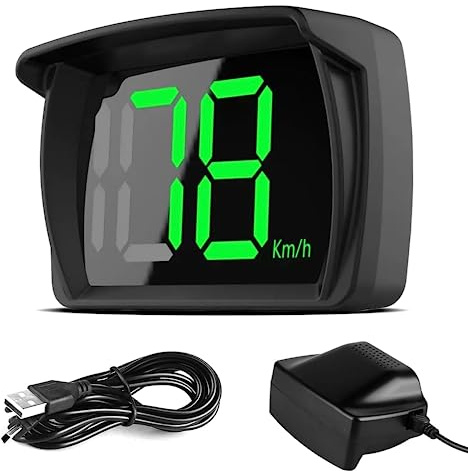 Nizirioo HUD Head Up Display Bil: Universal Digital Head Up Display, Gps Hastighetsmätare med GPS Beidou Dual-Chip, USB-Plug and Play, KMH, för alla bilar
