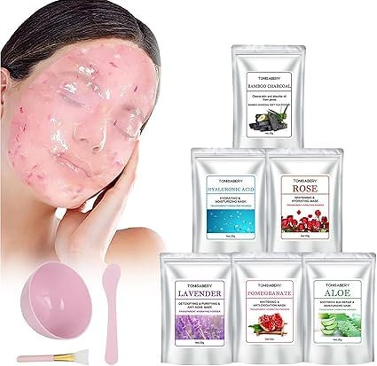 Maschera in Gelatina Peel-off – Peel Off Facial Jelly Mask, Maschera Idratante e Nutriente per una Pelle Luminosa e Liscia, Ideale per lo Sbiancamento e il Ringiovanimento della Pelle