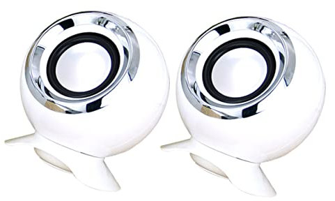 VILLCASE 2 Pezzi Altoparlanti USB Casse Acustiche Compatte per Computer e Smartphone Design Elegante Audio