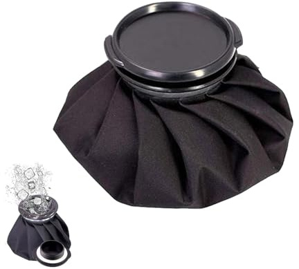 Bolsa de hielo - Bolsa de compresor reutilizable caliente y fría, tapa de rosca y deliciosa bolsa fría de hielo, alivio de dolor multiusos - Terapias para lesiones deportivas, hinchazón, dolor de