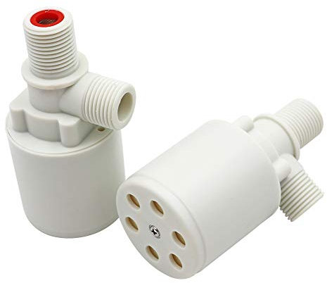 2 Stück 1/2 Zoll Automatisches Schwimmerventil Wasserstandskontrolle Automatisches Befüllen Wassergerät für Wassertank Springbrunnen Aquarium Auto Waschtank (1/2 Zoll)