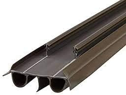 KS Hardware Doppelte Luftblasenfuge, 80 cm breit, energieeffiziente Vinyldichtung für Außentüren, einfache Installation, wetterfestes Design, hält Zugluft, Staub und Insekten fern