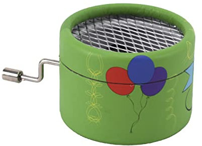 Voggenryttare Speldosa 1285 Happy Birthday, högkvalitativ musiklåda med kvalitetslekverk och handvev, robust och barnvänligt hölje