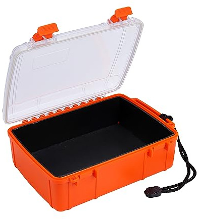 Wxvhji Waterproof Storage Dry Box for Kayaking Waterproof Containers for Boating Travel Waterproof Case Boat Storage Tacklebox Floated Watertight Drybox with Rope