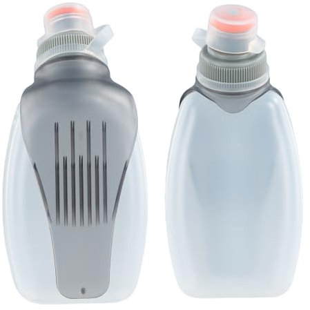 Rundago Sporty Water Bottle, Flask, 250 ml, Running Bottle for Running, Hiking and Fitness, Water Bottle with Clip for Hanging