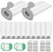 12 Sacchetti per Vorwerk Folletto VK7 FP7 VK7S FP7S con 2 Filtri per Vorwerk Folletto VK7 FP7 VK7S FP7S