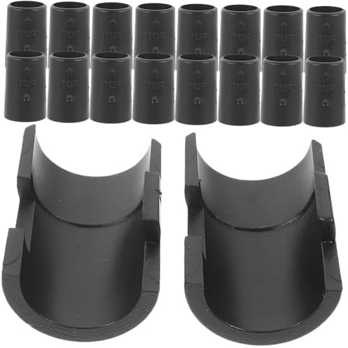 DOITOOL Durabilité Et Commodité 48 Clips De Fixation pour Étagères Métalliques Manchons en Plastique pour Une Installation Facile