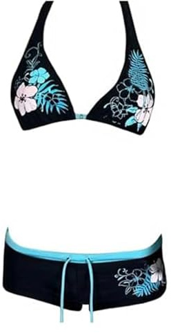 2 Piece Y2k Halter Bikini Sets Women Sexy Swimsuit Beach Sets Cute Summer Going Out Outfits 2025 Vacation 2000s (Black,Small)