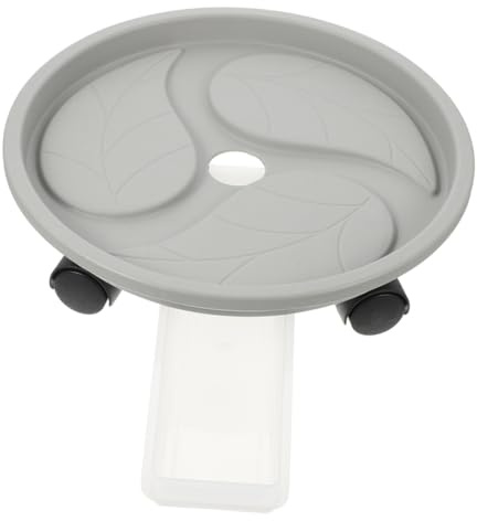 DECOMELODY Plateau pour Pots de Fleurs avec Bac Intégré Chariot Mobile à roulettes Pivotantes Support Pot et Pratique pour Déplacer Plantes Dintérieur et Extérieur Charge Jusquà