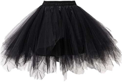 Jupe tutu asymétrique en tulle pour fille, taille élastique, jupe de danse de ballet pour fêtes, costumes et usage quotidien 2-12 ans**