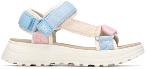 XTI - Sandalia Mujer Beige - Calzado Cómodo y Versátil - Moda casual - Modelo 14518104 (Talla 40)